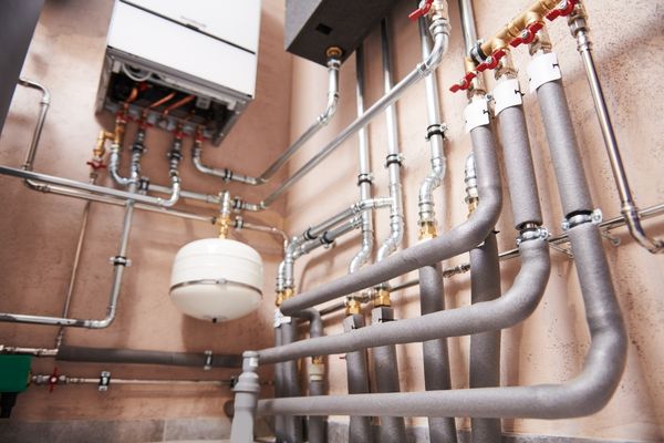 new piping at house