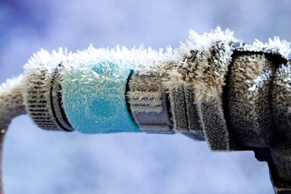 frozen piping