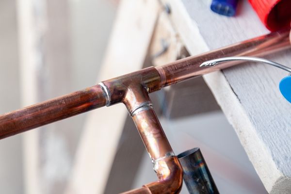 new copper pipes