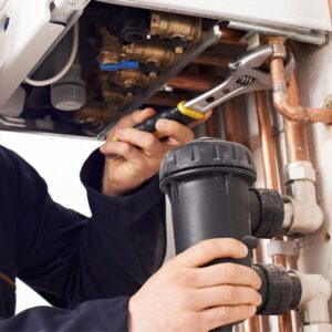 fixing water leak