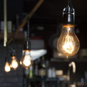 A light bulb